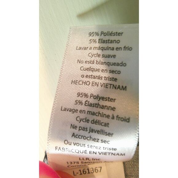 LuLaRoe Black & Gray Short Sleeve Jumper Women's Medium V-Neck Elastic Tie Waist - Picture 5 of 5